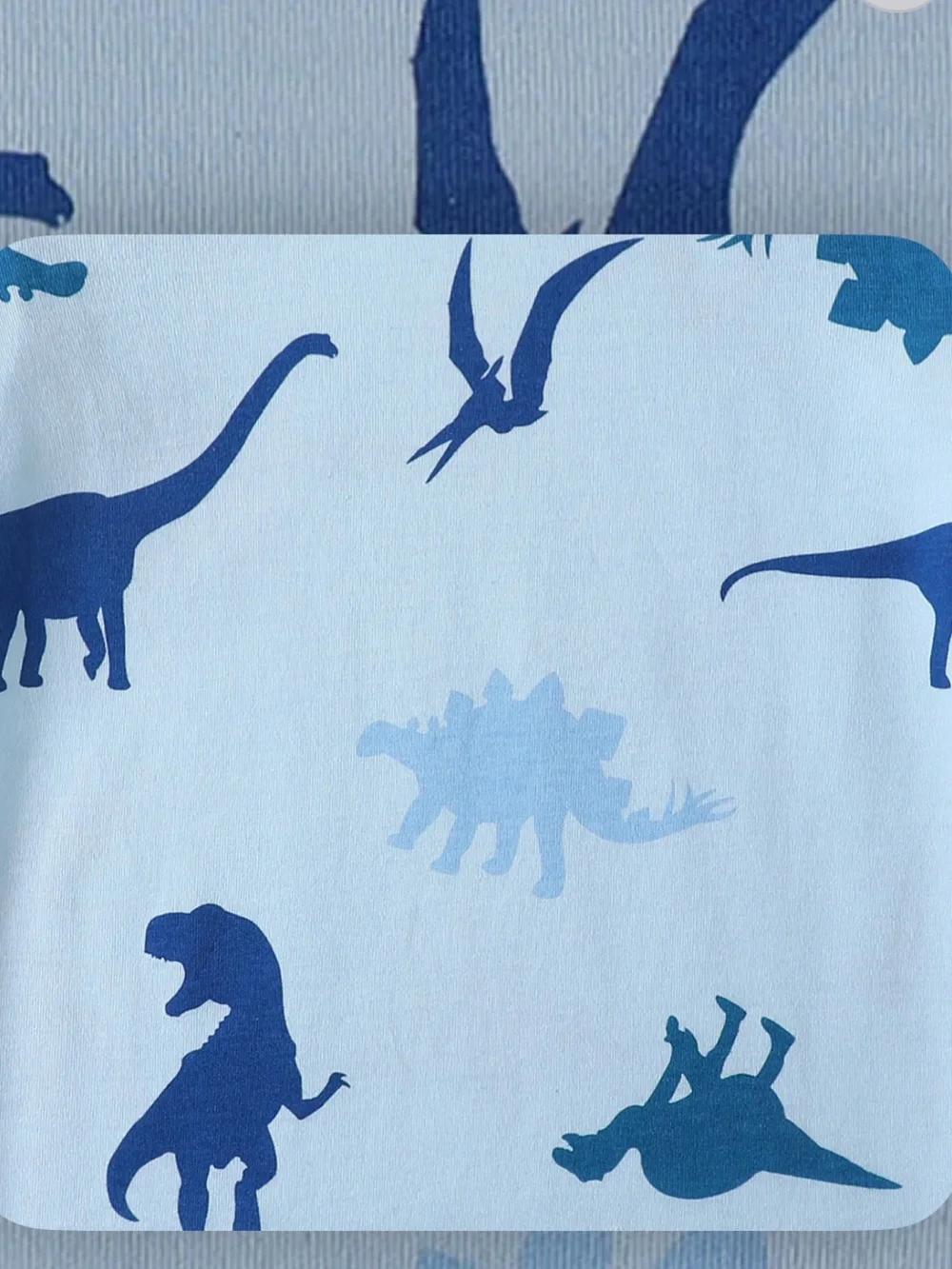 Owlivia Blue Dinosaur Pajama Set
